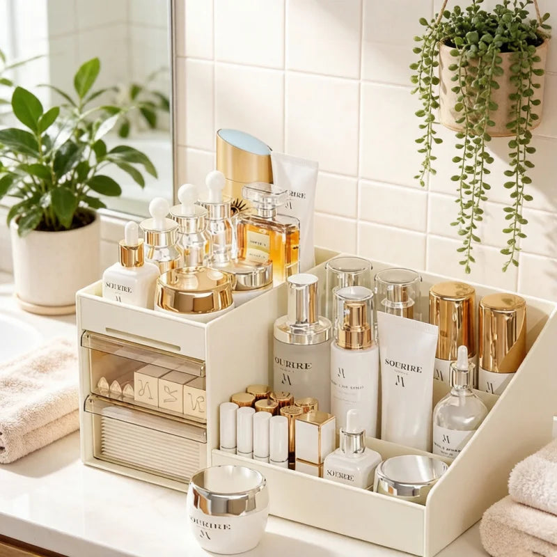 Organizator Cosmetic cu Sertare – Depozitare Elegantă și Practică