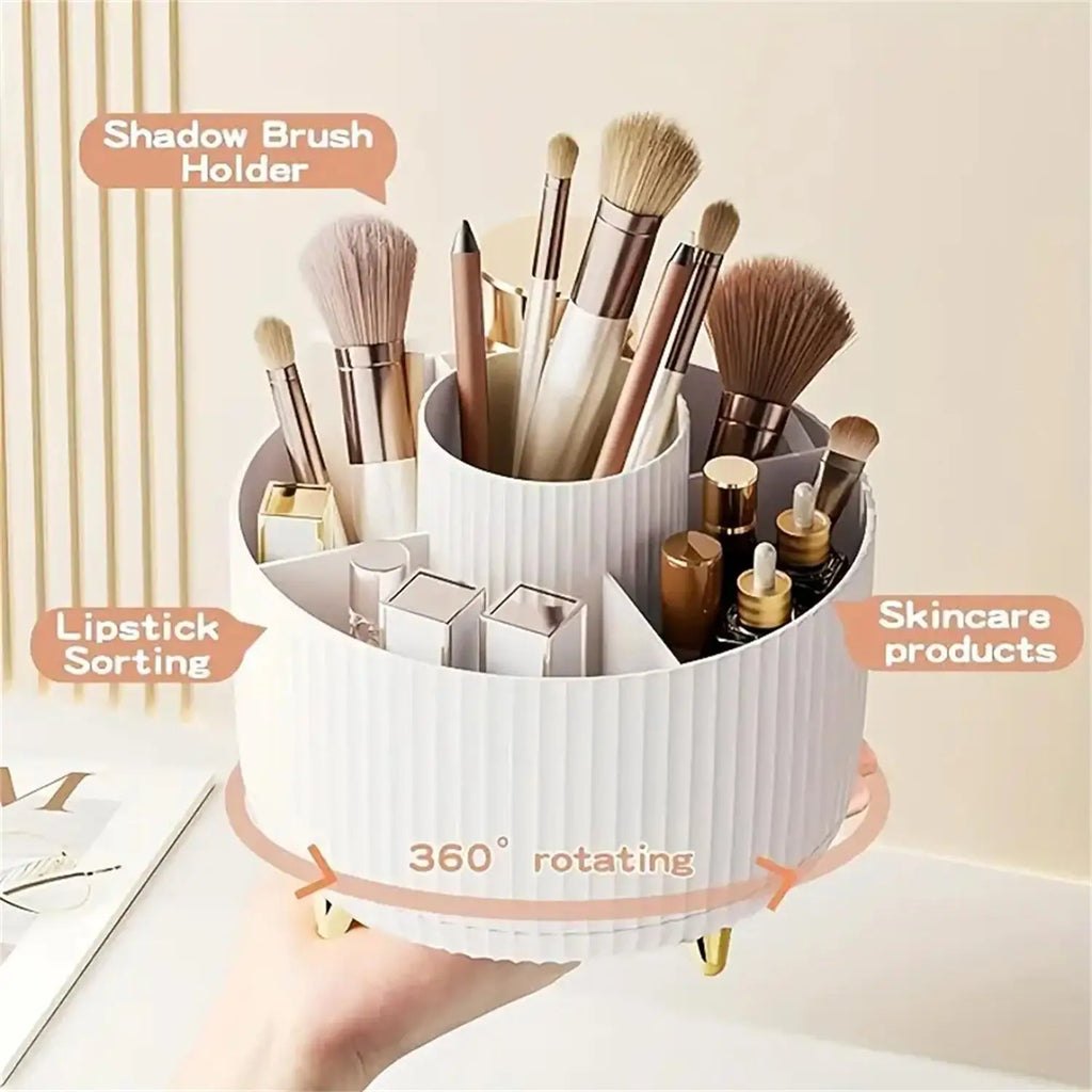 Organizator Rotativ 360° pentru Machiaj – Elegant și Spațios